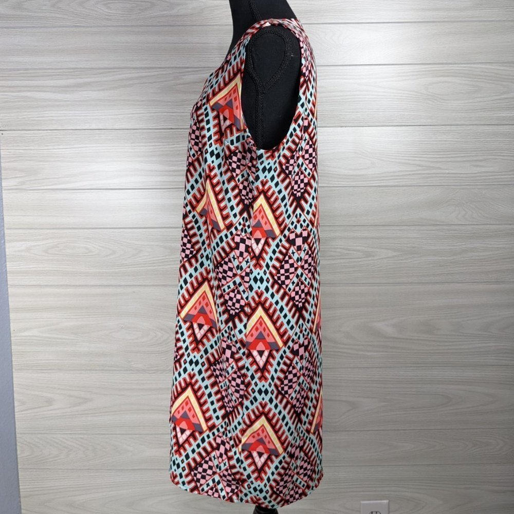 Abstract Midi Dress L - Picture 3 of 4